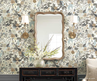 Tracy & Co Garden Party Peel & Stick Wallpaper Sample - Linen Multi