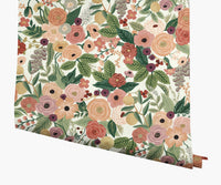 Tracy & Co Garden Party Wallpaper - Burgundy Multi