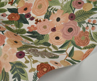 Tracy & Co Garden Party Wallpaper Sample - Burgundy Multi