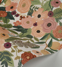 Tracy & Co Garden Party Wallpaper - Burgundy Multi