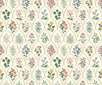 Tracy & Co Hawthorne Wallpaper - Rose Multi
