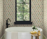 Tracy & Co Hawthorne Wallpaper Sample - Rose Multi