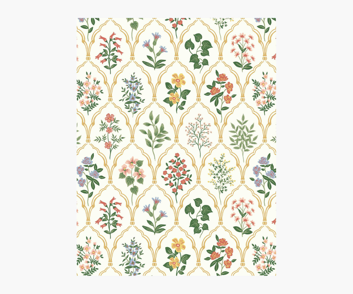 Tracy & Co Hawthorne Wallpaper Sample - Rose Multi