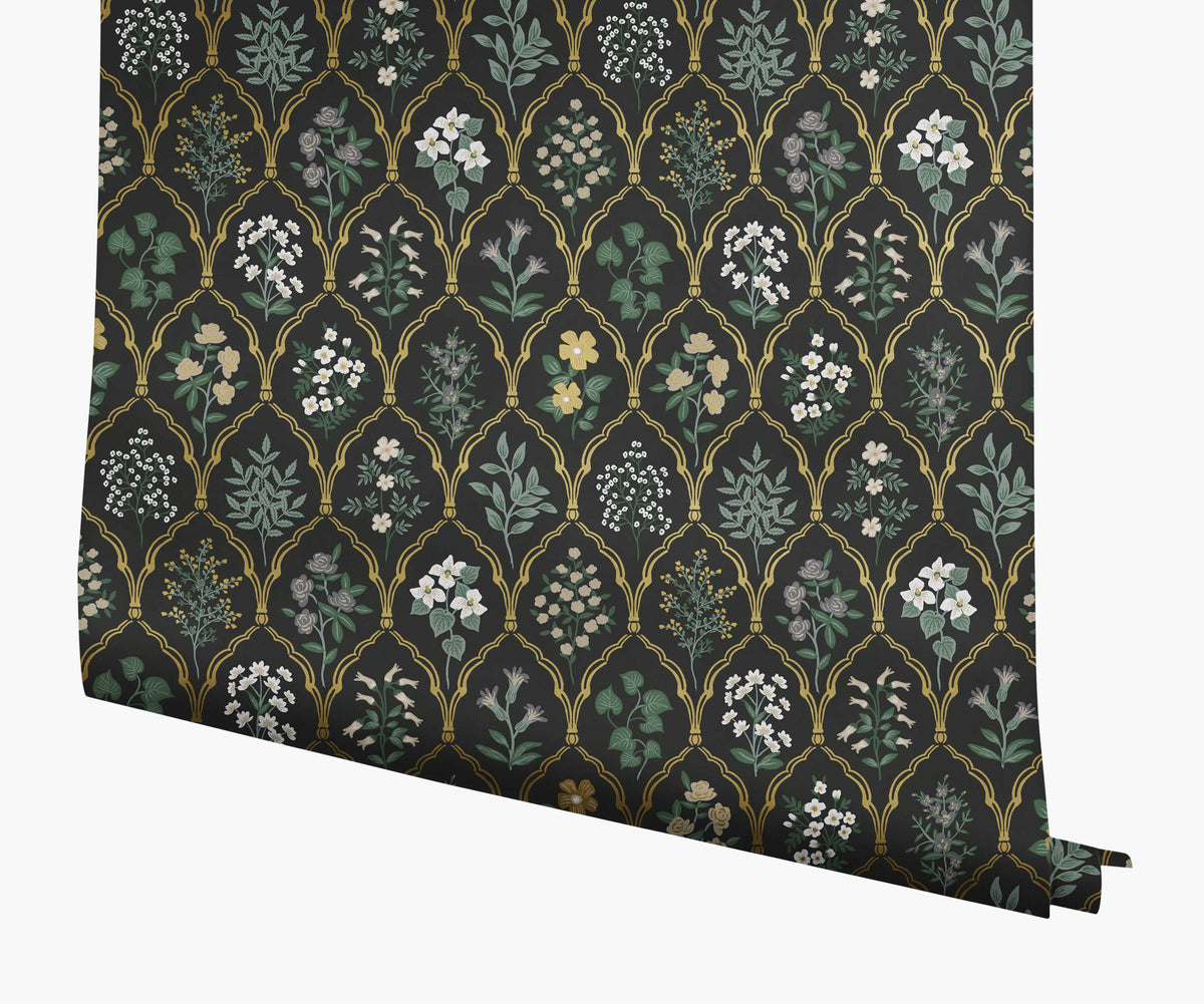 Tracy & Co Hawthorne Wallpaper - Black Linen