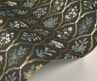 Tracy & Co Hawthorne Wallpaper - Black Linen