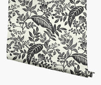 Tracy & Co Canopy Wallpaper - Black & White