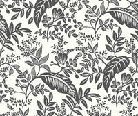 Tracy & Co Canopy Wallpaper - Black & White