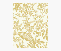 Tracy & Co Canopy Wallpaper Sample - Metallic Gold & White