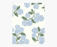 Tracy & Co Hydrangea Wallpaper Sample - Blue & White
