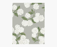 Tracy & Co Hydrangea Wallpaper Sample - Grey