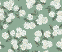 Tracy & Co Hydrangea Wallpaper - Jade