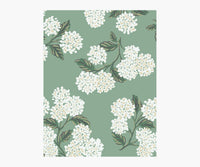 Tracy & Co Hydrangea Wallpaper Sample - Jade