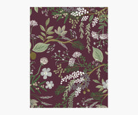 Tracy & Co Juniper Forest Wallpaper Sample - Burgundy
