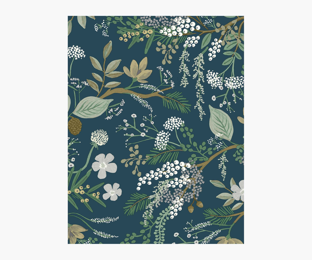 Tracy & Co Juniper Forest Wallpaper Sample - Evergreen