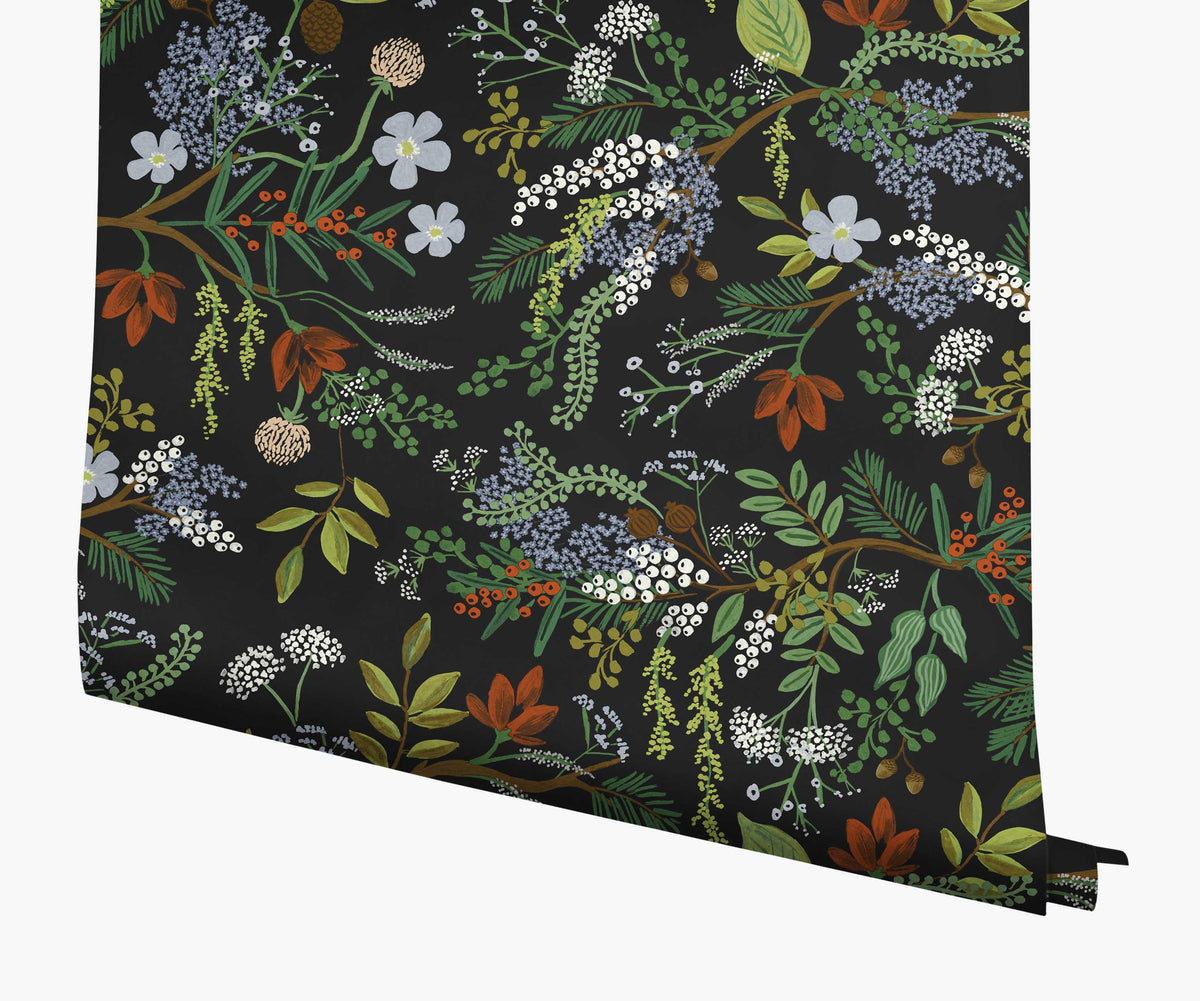 Tracy & Co Juniper Forest Wallpaper - Black