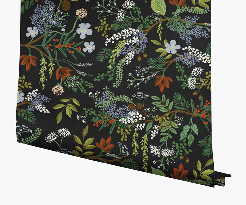 Tracy & Co Juniper Forest Wallpaper - Black