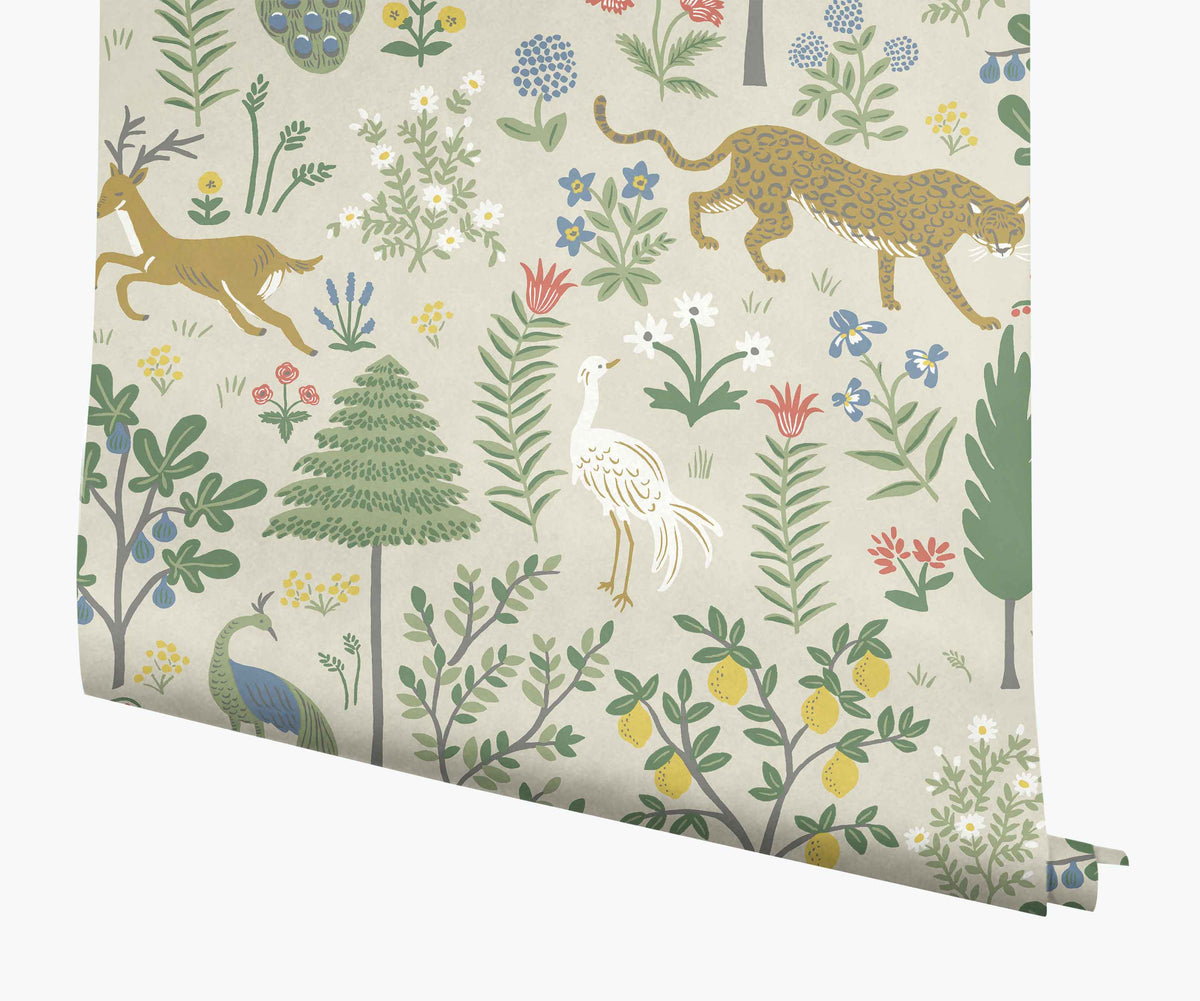 Tracy & Co Menagerie Wallpaper - Cream