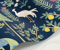 Tracy & Co Menagerie Wallpaper Sample - Navy