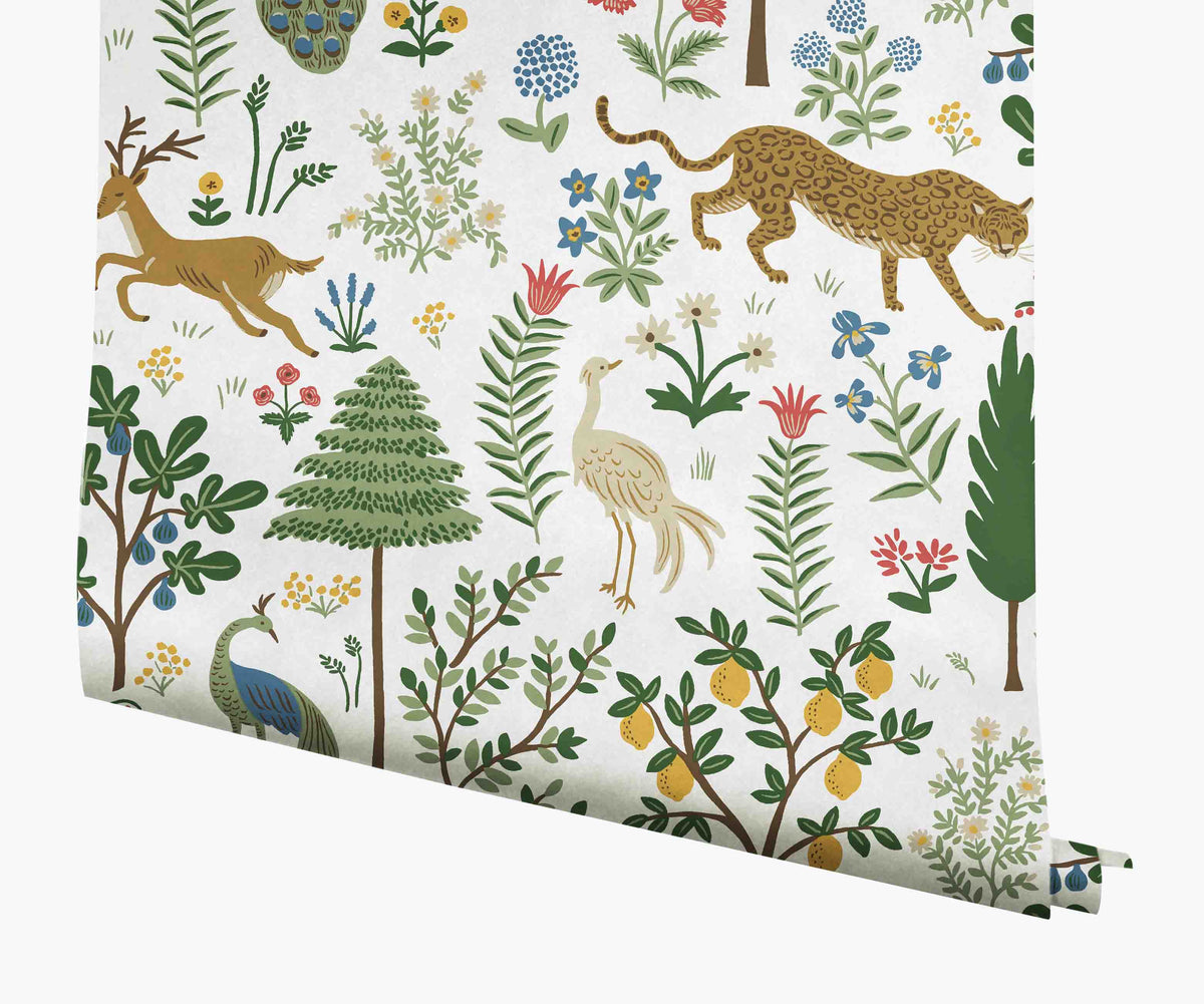Tracy & Co Menagerie Wallpaper - White