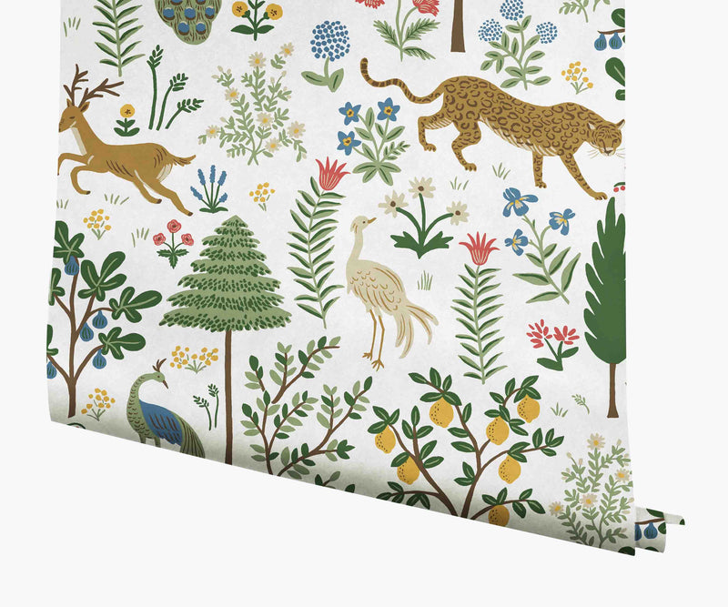 Tracy & Co Menagerie Wallpaper - White