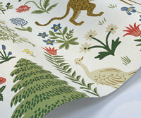 Tracy & Co Menagerie Wallpaper Sample - White