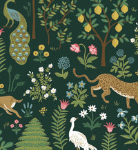 Tracy & Co Menagerie Wallpaper - Emerald