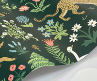 Tracy & Co Menagerie Wallpaper Sample - Emerald