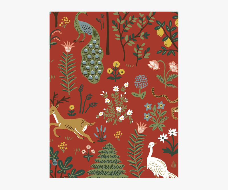 Tracy & Co Menagerie Wallpaper Sample - Rust