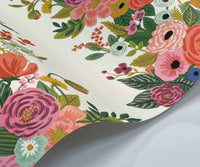 Tracy & Co Garden Party Trellis Wallpaper Sample - Rose Multi
