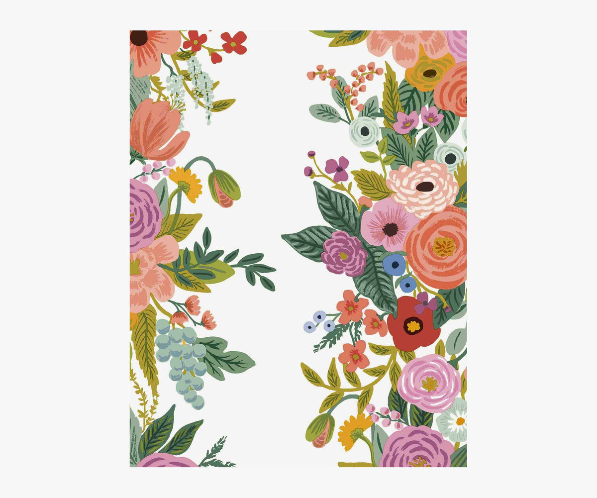 Tracy & Co Garden Party Trellis Wallpaper Sample - Rose Multi