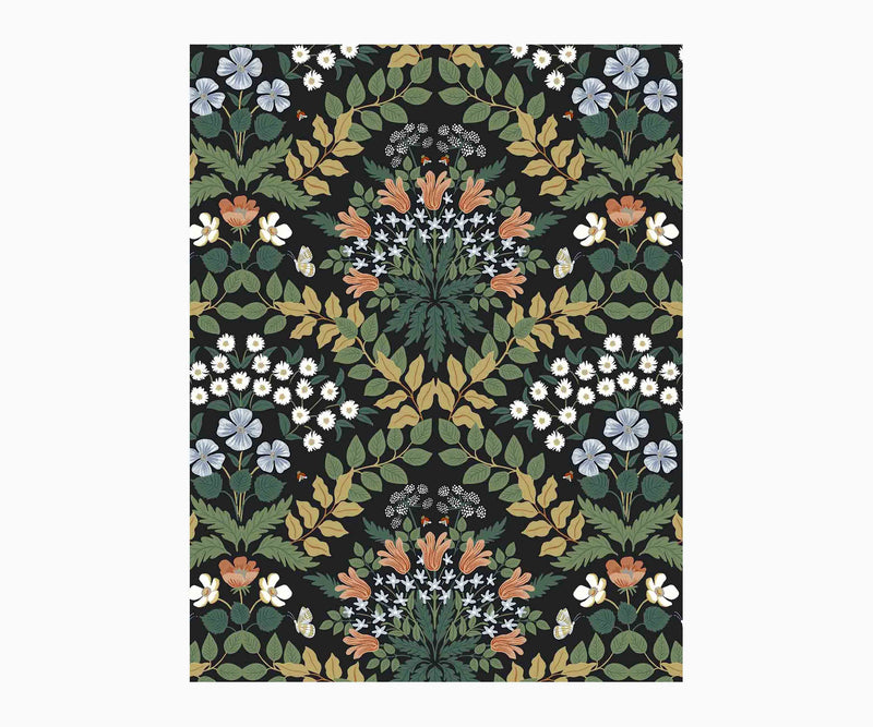 Tracy & Co Bramble Wallpaper Sample - Black