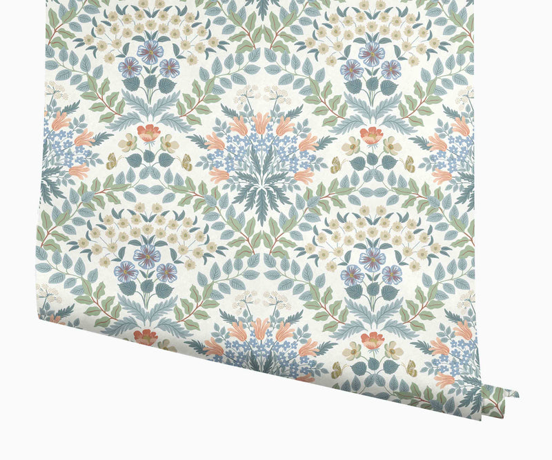 Tracy & Co Bramble Wallpaper - White
