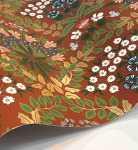 Tracy & Co Bramble Wallpaper - Rust