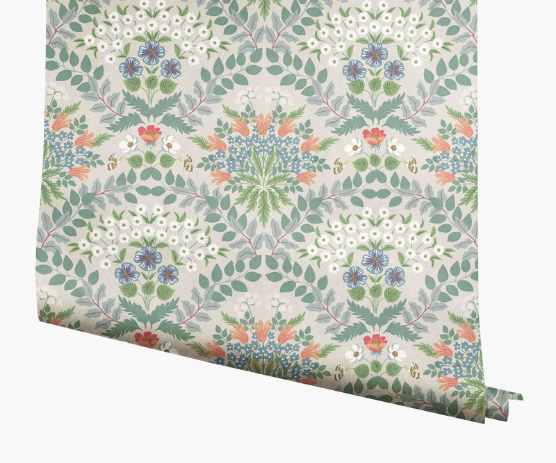 Tracy & Co Bramble Wallpaper - Cream