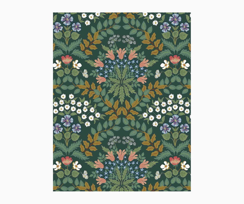 Tracy & Co Bramble Wallpaper Sample - Emerald