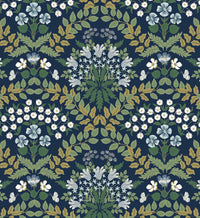 Tracy & Co Bramble Wallpaper - Navy