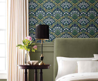 Tracy & Co Bramble Wallpaper Sample - Navy