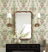 Tracy & Co Luxembourg Wallpaper - Linen Multi