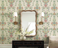 Tracy & Co Luxembourg Wallpaper Sample - Linen Multi