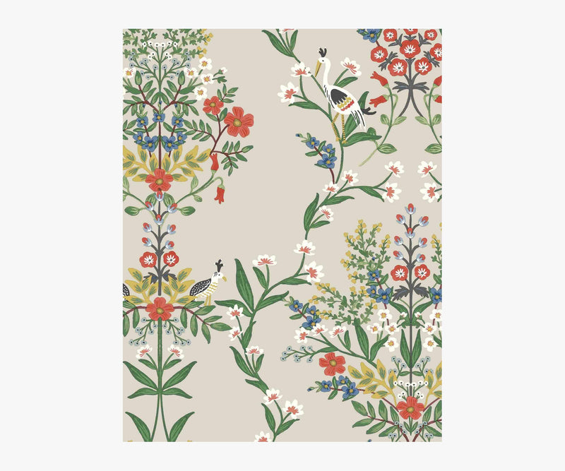 Tracy & Co Luxembourg Wallpaper Sample - Linen Multi
