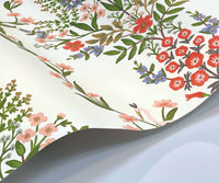 Tracy & Co Luxembourg Wallpaper Sample - White Multi