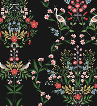 Tracy & Co Luxembourg Wallpaper - Black Multi