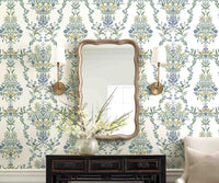 Tracy & Co Luxembourg Wallpaper Sample - Indigo