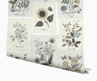 Tracy & Co Botanical Prints Wallpaper - Linen