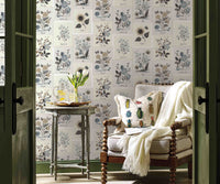Tracy & Co Botanical Prints Wallpaper Sample - Linen