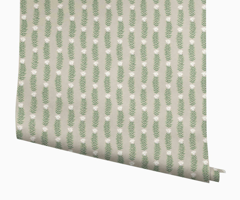 Tracy & Co Eden Wallpaper - Linen