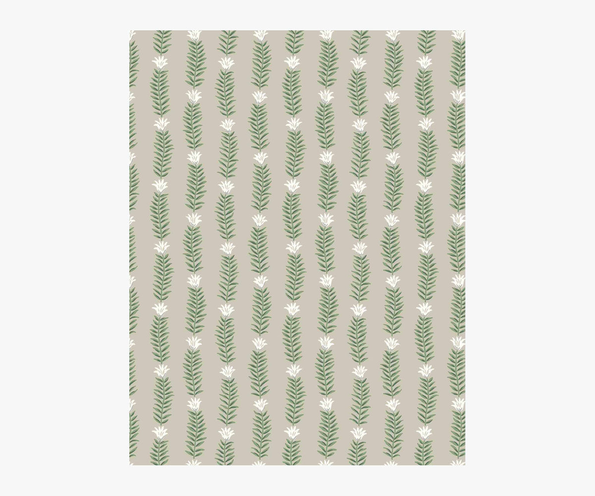 Tracy & Co Eden Wallpaper Sample - Linen