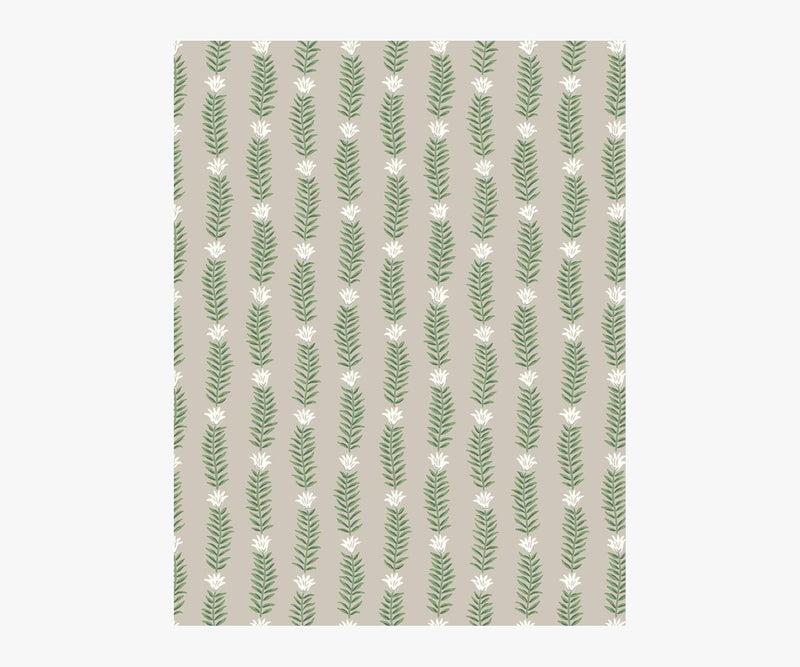 Tracy & Co Eden Wallpaper Sample - Linen