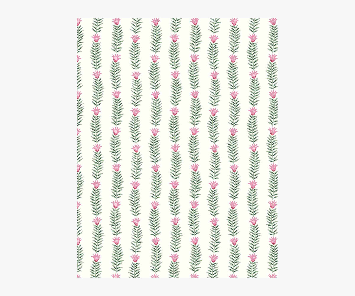 Tracy & Co Eden Wallpaper Sample - White