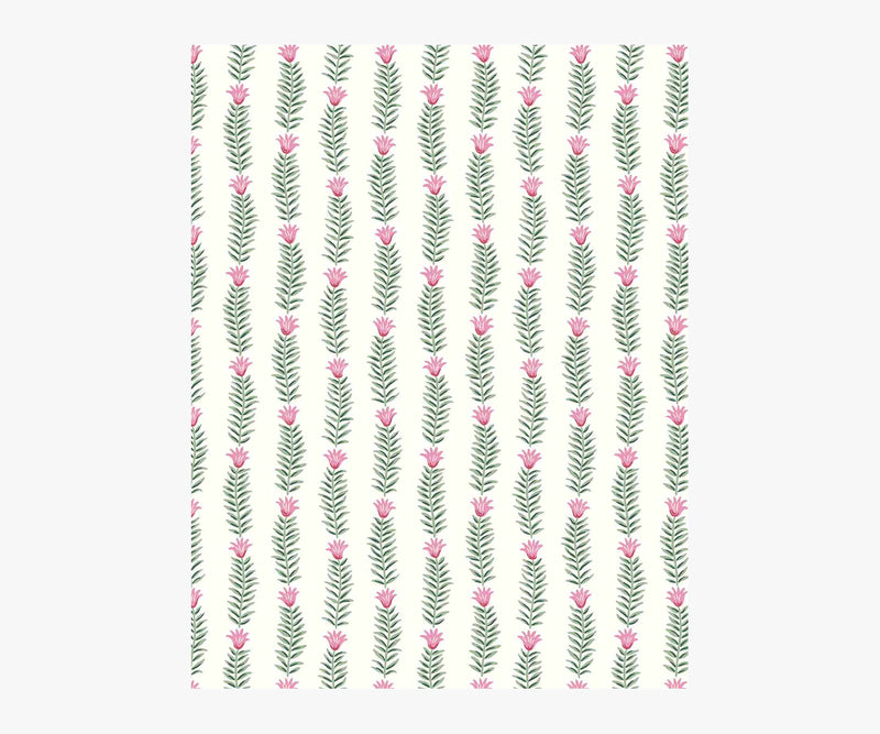 Tracy & Co Eden Wallpaper Sample - White